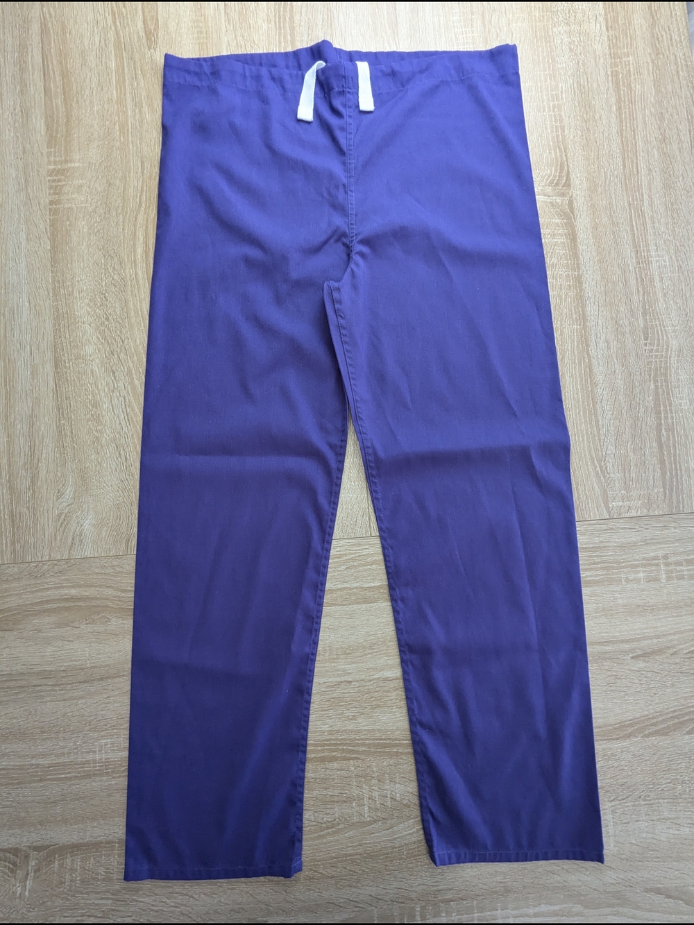 Simply Basic Purple Medical Scrub Pants Elastic Drawstring Waist Size Small CH